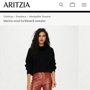 ARITZIA BLACK SWEATER